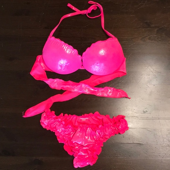 calzedonia pink swimsuit